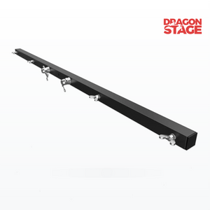 Brazo de pluma con barra en T negra de aluminio Global Truss de 1,5 m para armazón F32-F34 para aparejo de extensión de armazón de múltiples lámparas