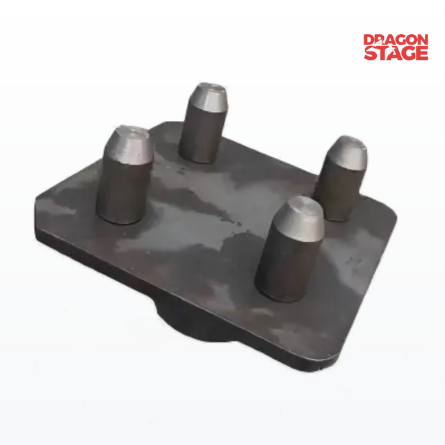 Horquilla de espiga de escenario Ringlock de acero resistente para conexión de marco de escenario