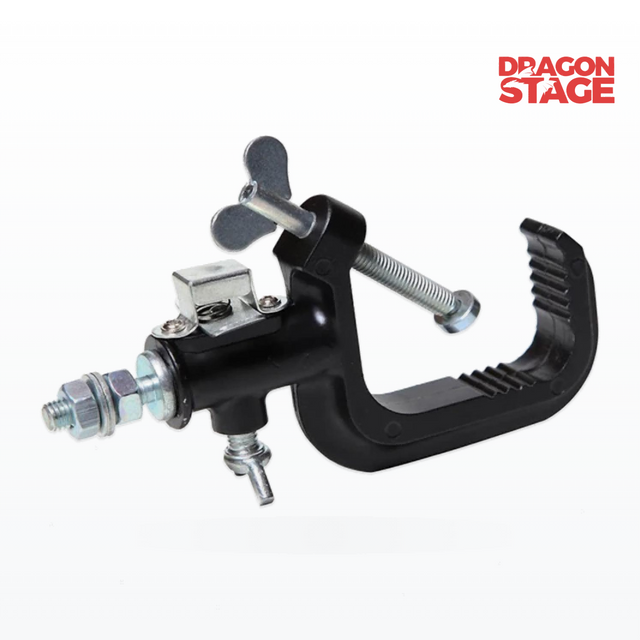 Abrazadera de iluminación de escenario de aluminio para armazones de DJ, accesorios de conciertos y montaje de tuberías para eventos