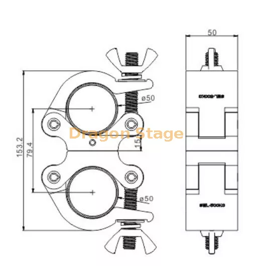 Abrazadera de armadura de aluminio 6061 de alta resistencia4.webp