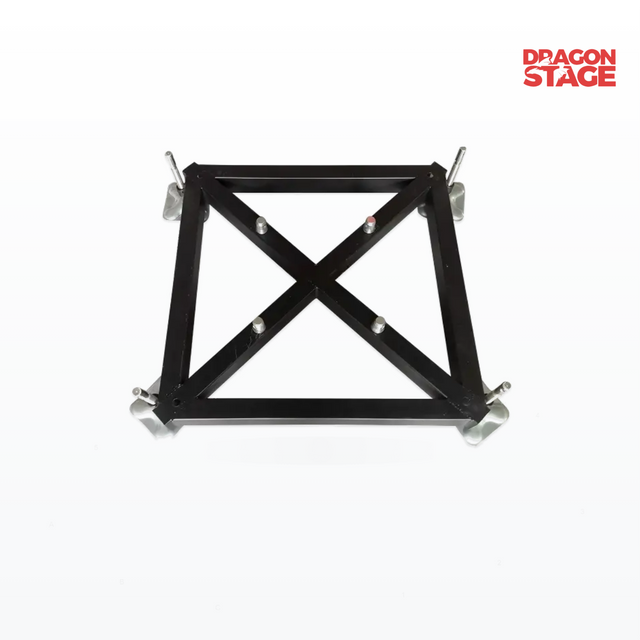 Placa base de armazón negro de acero para armazón de espiga de aluminio Armazón de 290/289/390/400 mm Armazón de 500x600 mm para sistema de visualización modular