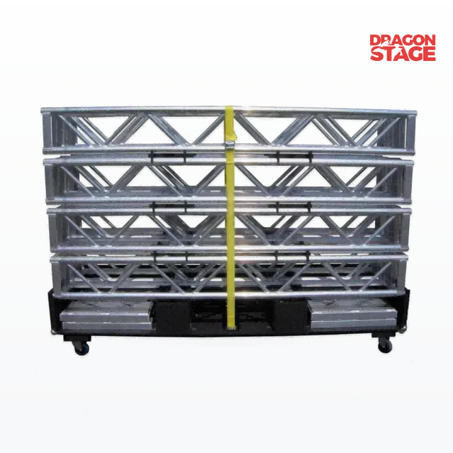 Kit de carro con ruedas y armazón de aluminio para armazón con pernos F33 F34 de 290/300 mm y 12 pulgadas para carga de armazones para eventos