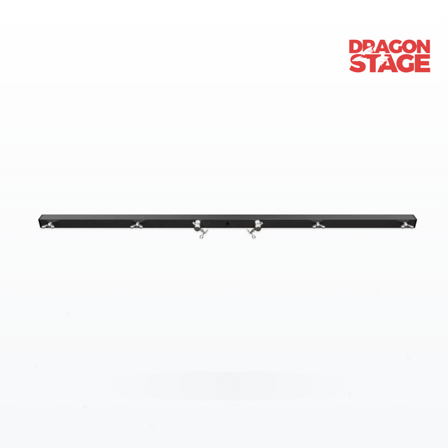 Brazo de pluma con barra en T negra de aluminio Global Truss de 1,5 m para armazón F32-F34 para aparejo de extensión de armazón de múltiples lámparas