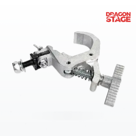 Gancho plegable de aluminio, abrazadera de luz de escenario QT delgada, Clip conector de armadura para aparejo de luz de escenario de evento Roadshow