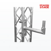 Soporte de altavoz de armazón de aluminio DT-F34, accesorio de torre de armazón vertical para colgar altavoces de torre de armazón