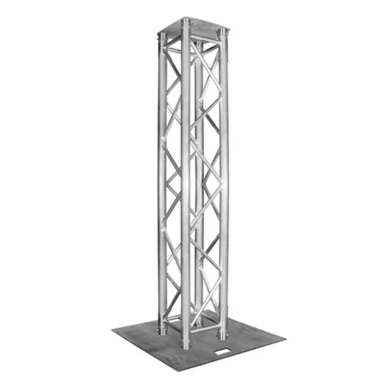 Totem Truss de bandas de aluminio de 8,20 pies con placa base.webp