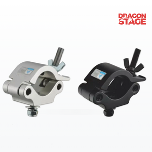 Pro Clamp Acoplador estándar de perfil bajo Abrazadera de luz de armazón de escenario para conexión de iluminación de escenario de tubo de armazón estándar