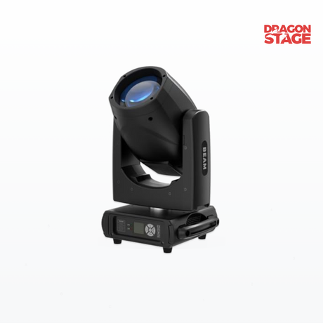 Luz de DJ con cabezal móvil y haz de 295 W con 8 prismas y efecto de haz estrecho
