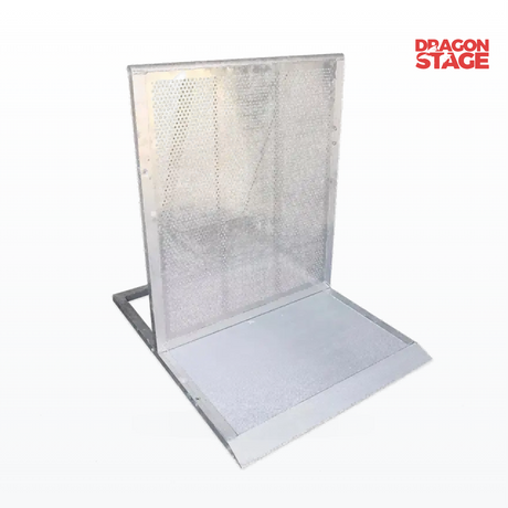 Barrera de aluminio para control de multitudes en escenarios, valla de seguridad y barricada de control de acceso a puertas para seguridad en sitios de festivales y conciertos