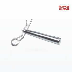 Pasador de acoplador cónico para armazón F34 con clip en R para armazón cuadrado de 290 mm