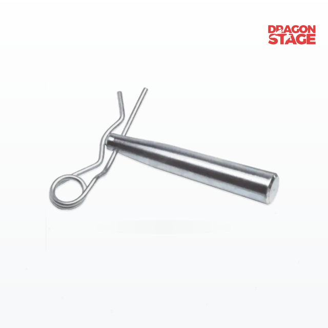 Pasador de acoplador cónico para armazón F34 con clip en R para armazón cuadrado de 290 mm
