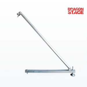 Columna de soporte de pilar estabilizador de base larga y corta de torre de armadura de aluminio