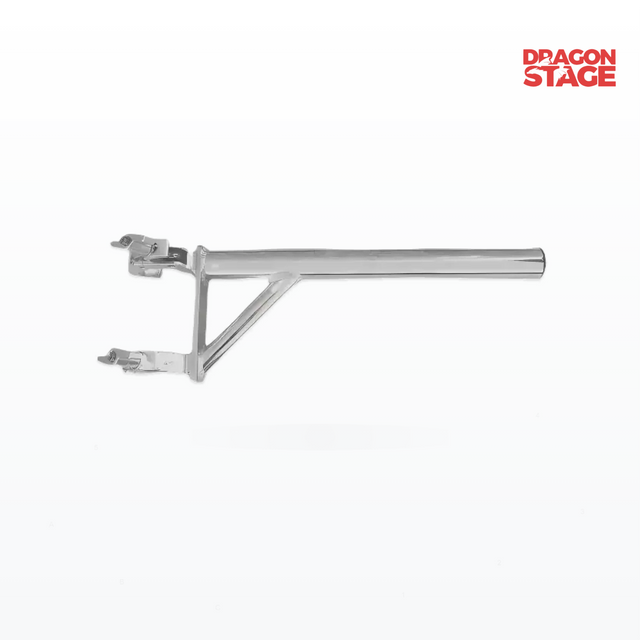 Poste de aluminio para colgar luces en armazón/tubo largo de 50 mm de diámetro con dos abrazaderas de 50 mm de diámetro para sistema de grado profesional