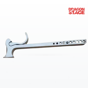 Martillo de armazón PinClaw Pin Remover herramienta de armazón de escenario de aluminio negro y plateado para sistemas de armazón Global F34