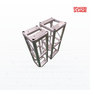 Armazón de caja de pernos con extremos de placa de aluminio de alta resistencia de 300 mm, pared de 3 mm, longitud personalizada de 0,5 a 2,5 m