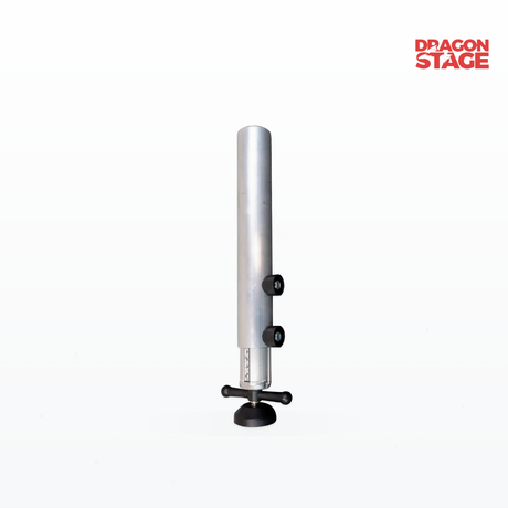 Patas de escenario rápido ajustables con pies giratorios | Soporte de ajuste de altura de escenario de aluminio