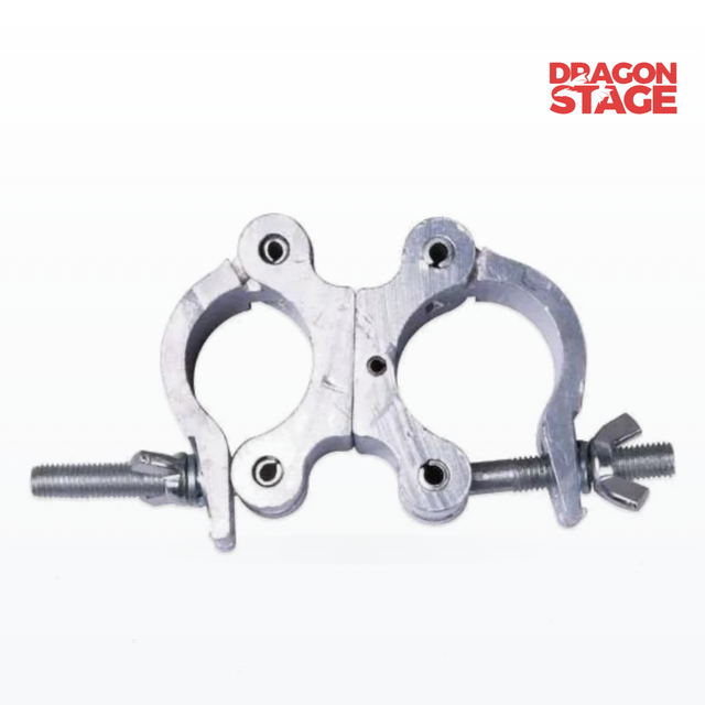 Abrazadera de iluminación de aluminio de alta resistencia para trusses de DJ, iluminación de escenarios y montaje de eventos