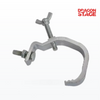 Abrazadera para luz de armazón de aleación de aluminio de fácil instalación, se adapta a tubos de 40 a 55 mm para colgar luces en presentaciones en vivo
