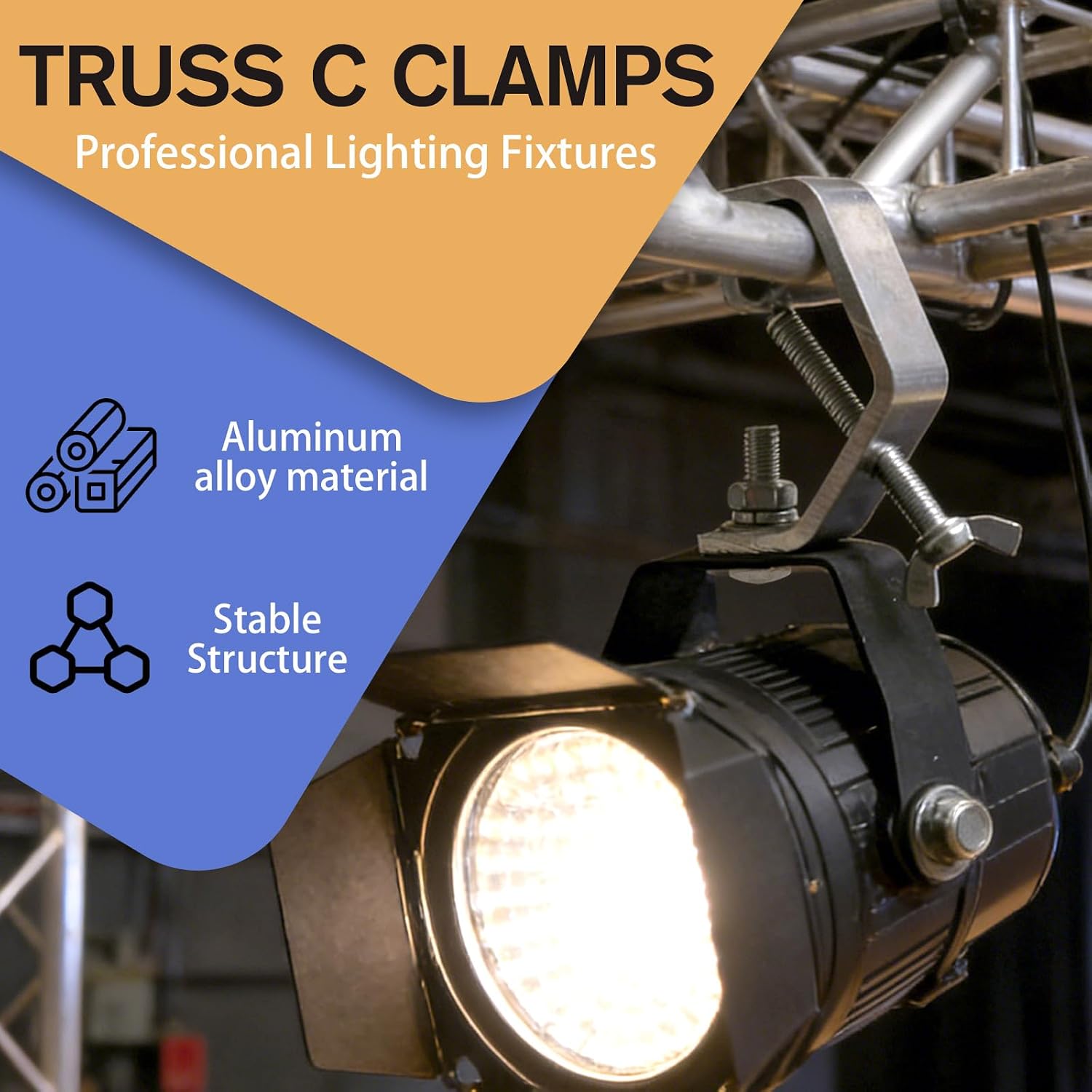 Gancho de abrazadera para iluminaci&oacute;n de escenario y herramienta de montaje, se adapta a Truss5.jpg