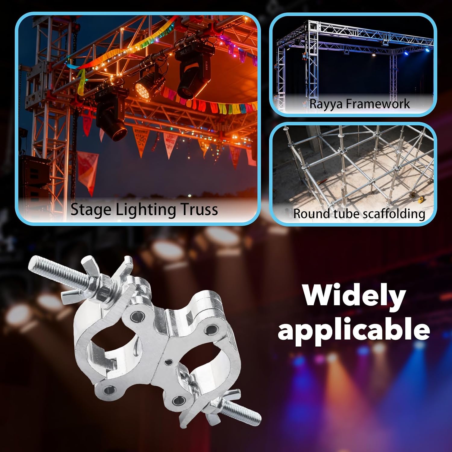 Abrazadera de iluminaci&oacute;n de liberaci&oacute;n r&aacute;pida de aluminio4.jpg