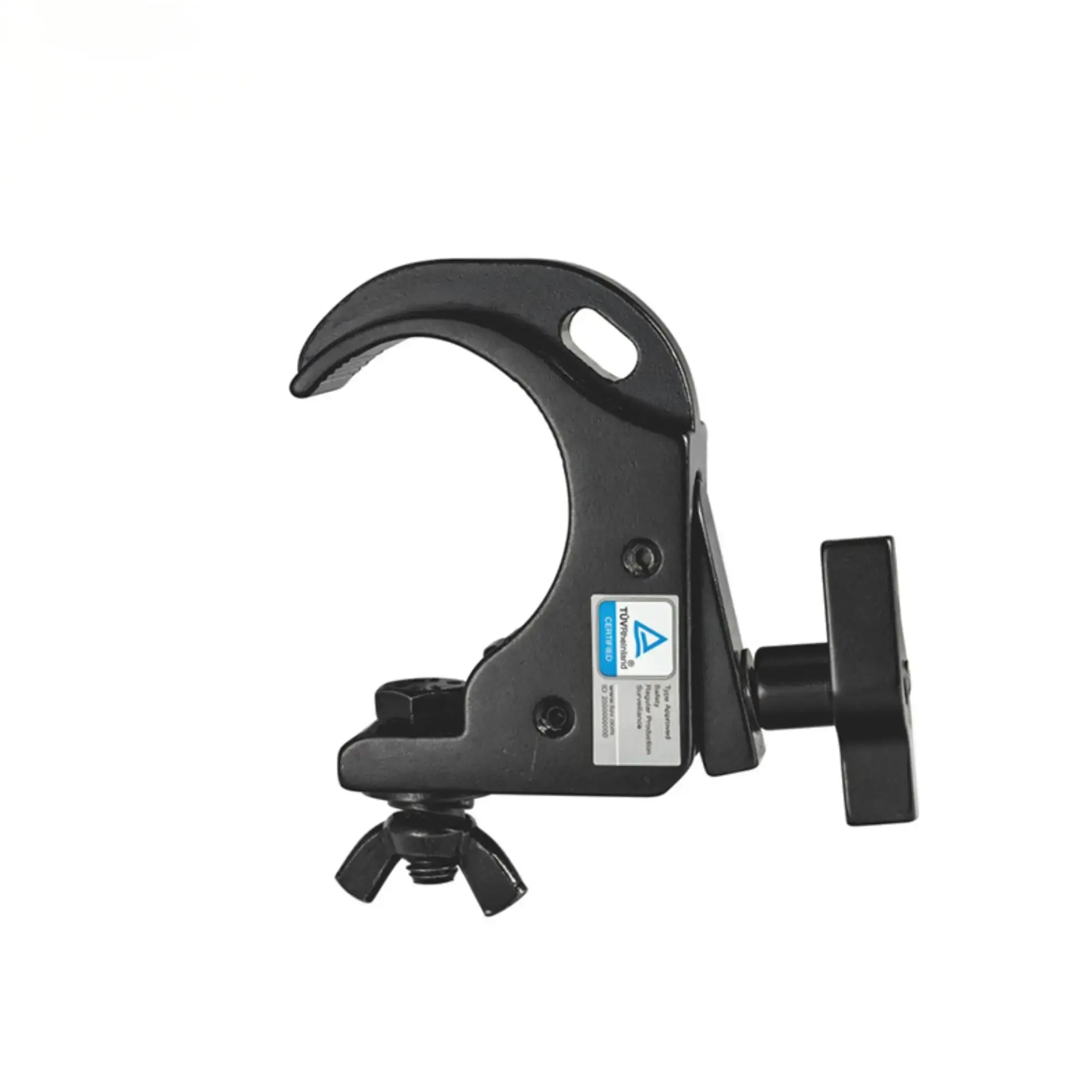 Abrazadera de luz de escenario de gatillo r&aacute;pido Slimline JR Snap Clamp F242.webp