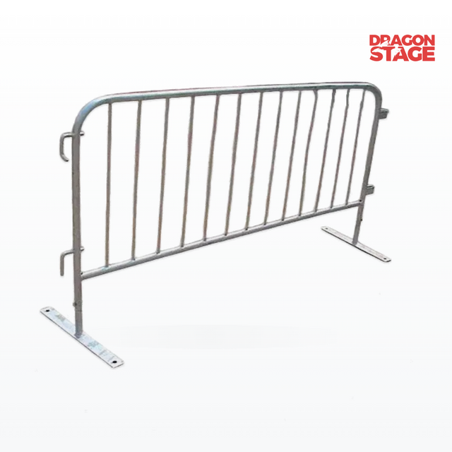 Puerta de barrera de control de multitudes de acero galvanizado para gestión de acceso temporal al sitio