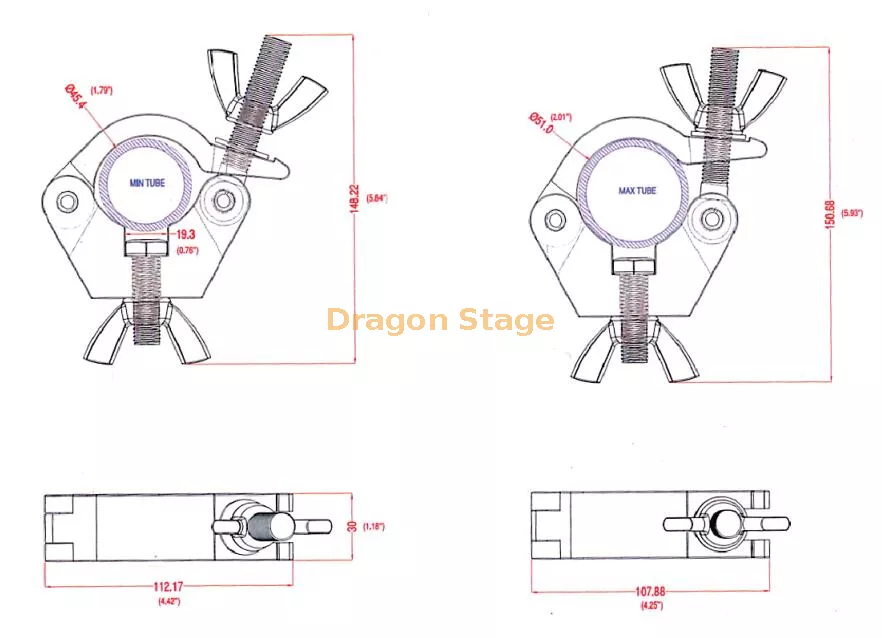 Abrazadera de iluminaci&oacute;n de escenario de aluminio de 400 kg6.webp