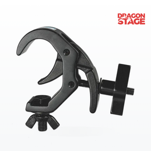 Abrazadera de montaje rápido de aluminio de 48 a 51 mm para luces con cabezales móviles, soportes para DJ y montaje de armazones para eventos
