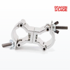 Abrazaderas dobles de armadura giratoria pequeña de acoplador paralelo, abrazadera de tubo doble de aluminio para sistema transversal de armadura
