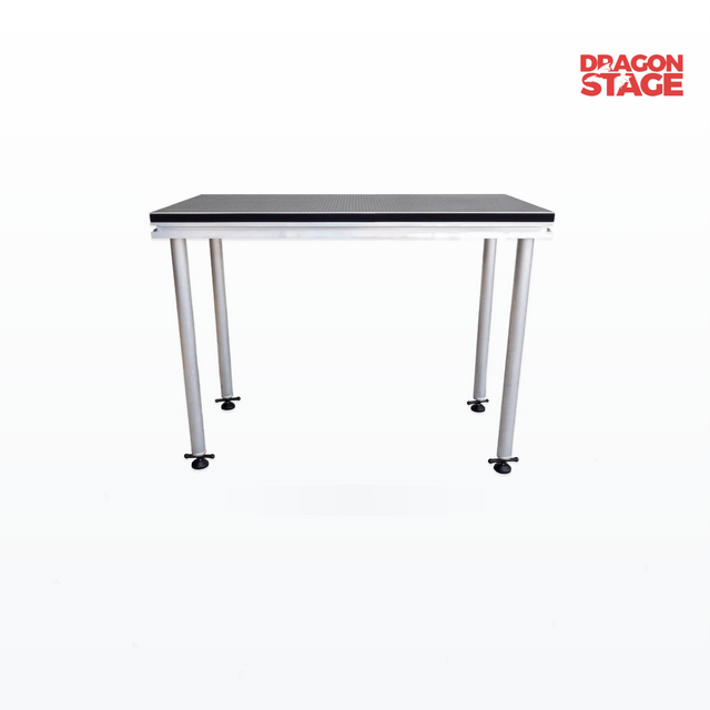 Mesa para DJ portátil de 1,2 m con patas extraíbles y tapa de madera contrachapada antideslizante
