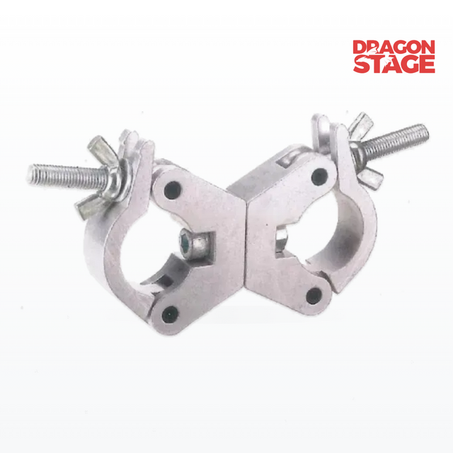 Acoplador paralelo, pequeña armadura giratoria, abrazaderas dobles para montaje de accesorios de iluminación de escenario Totem DJ